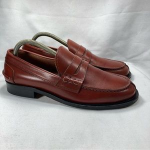 Rowland Brothers Leather Loafers Italy Made Men's Sz 10